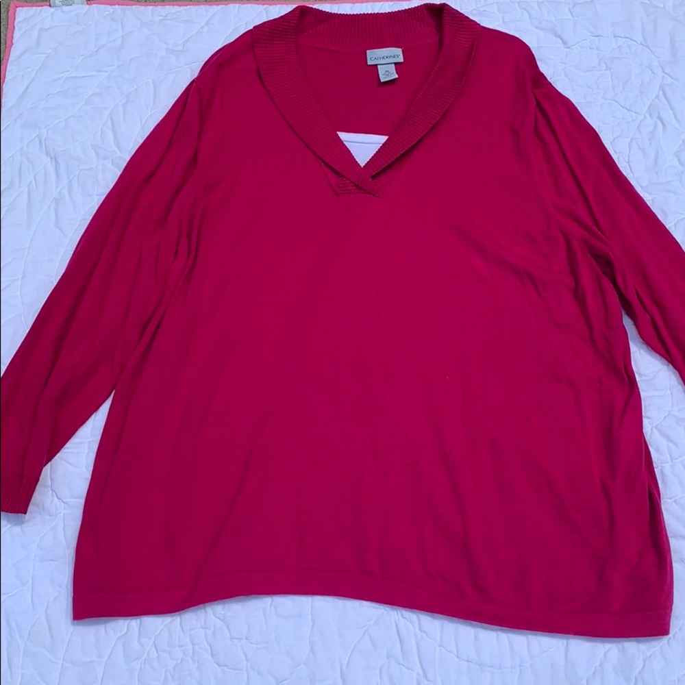 Catherine's Women's Dark Pink Sweater